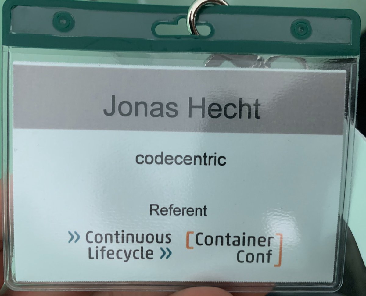 jonashackt's tweet photo. Just hit the #ConLi19 @Container_Conf in #Mannheim 👋 Looking forward to give my talk about @PulumiCorp vs. @ansible at 4:15PM room #gustavmahler3 and meeting lot‘s of old & new friends 🤗🤘 See you! #containerconf @codecentric https://t.co/dcQFA54f9n