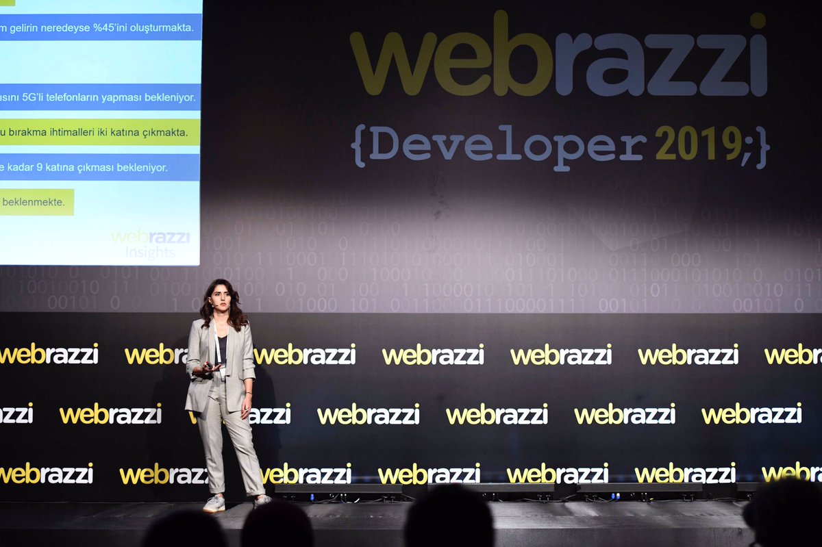 webrazzi's tweet photo. Webrazzi Developer 2019 sahnesinin son konuğu, “5G Cloud Gaming’de neleri değiştirecek?” sunumuyla Webrazzi Head of Insights Nazlı Türdü oldu! @nazliturdu @webrazzi
#Developer19 https://t.co/yc29FHbhKn