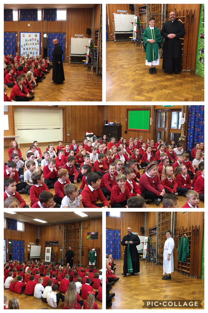 Preparing for School Mass at <a href="/StaveleyJuniors/">Staveley Juniors</a>. Explaining the vestments that priests wear at Mass. <a href="/DioceseofDerby/">The Church of England in Derbyshire</a> <a href="/StaveleyJuniors/">Staveley Juniors</a>