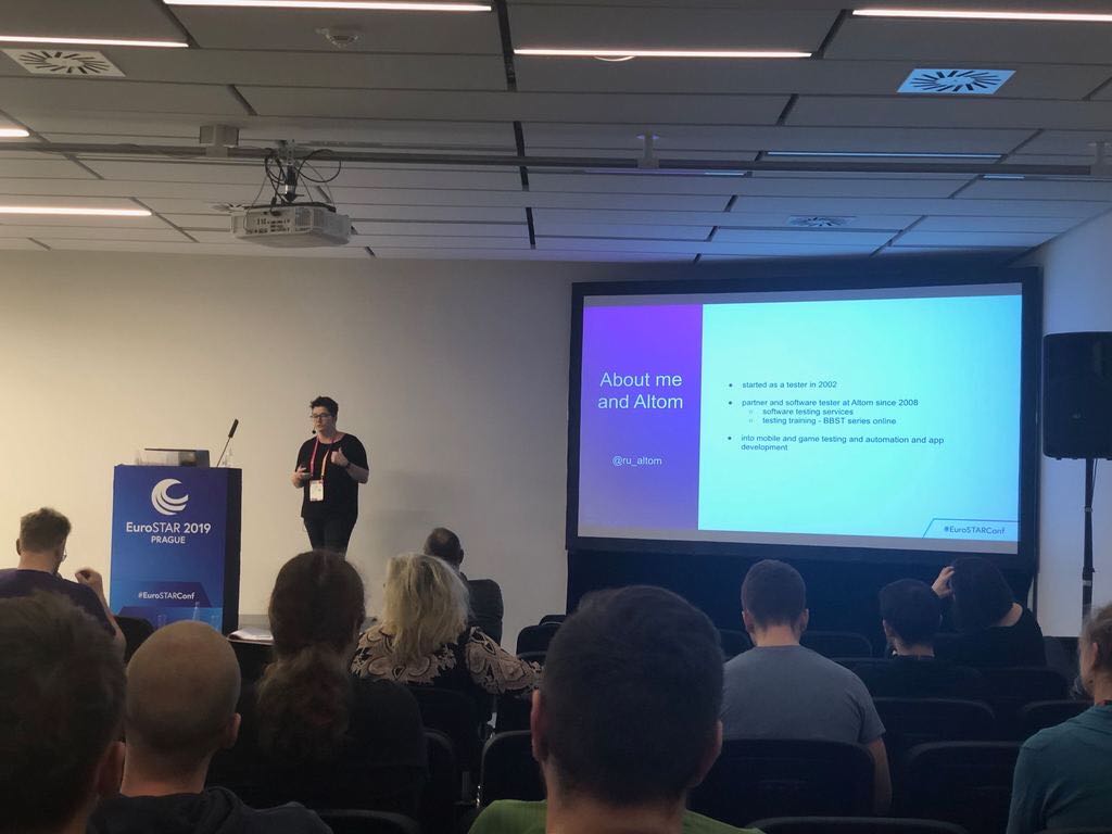 AltTesterSays's tweet image. Our colleague @ru_altom and #AltUnityTester at #EuroStarConf in Prague💚

bit.ly/2pjr0RS
