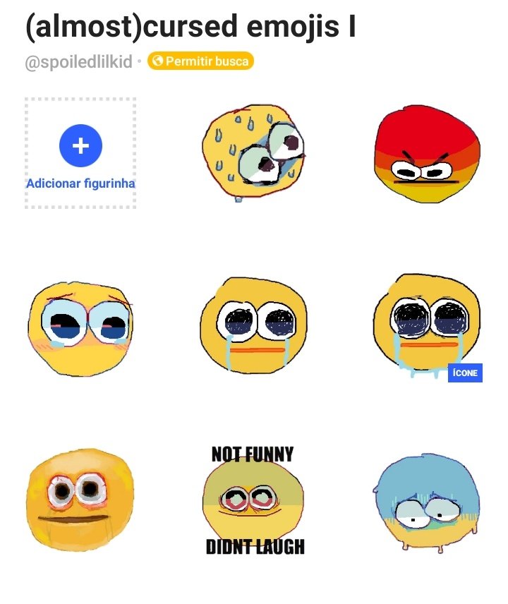 Cursed Emoji Sticker Pack | Sticker