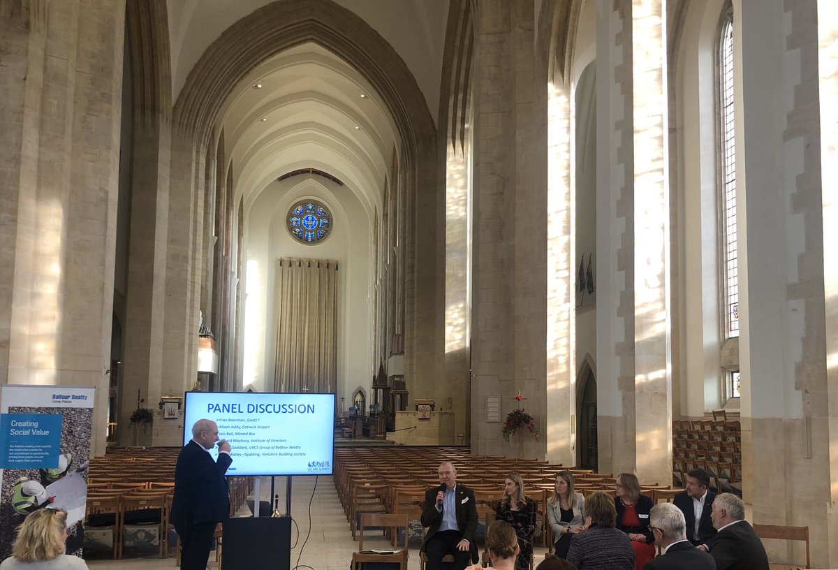 SupplytoSurrey's tweet image. Great panel discussion including Gatwick Airport, Minted Box, Balfour Beatty, Institute of Director’s &amp;amp; Fran Boorman sharing why doing good for communities is good for business #WeAreSurrey #socialvaluemovement #beyondcsr