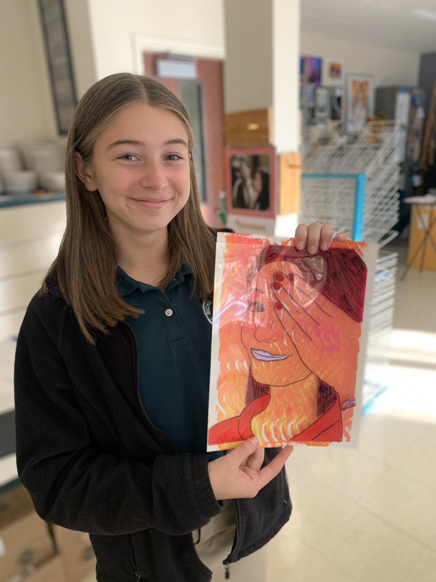 NicholsMiddle's tweet photo. 7th grade Art started a new quarter last week, and they are already creating some amazing work. https://t.co/oJfSICwSeJ