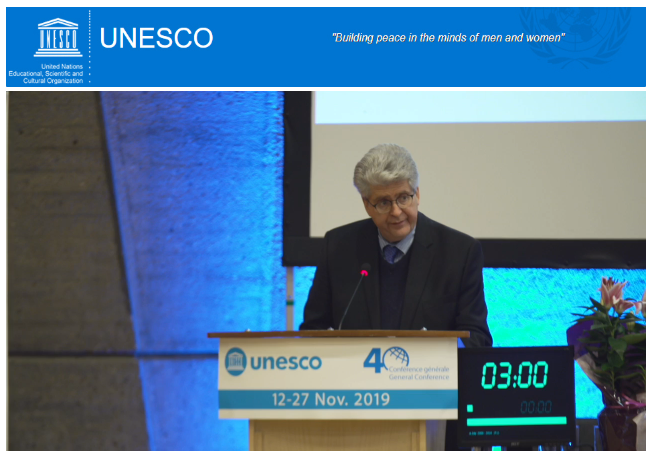 eduint's tweet photo. #SDG4 is an ambitious goal says @FernandoReimers in his keynote. We have 11 years to accomplish it. And it is essential to the achievement of all other goals. #unescoGC #unite4ed https://t.co/wuxigtuOQN