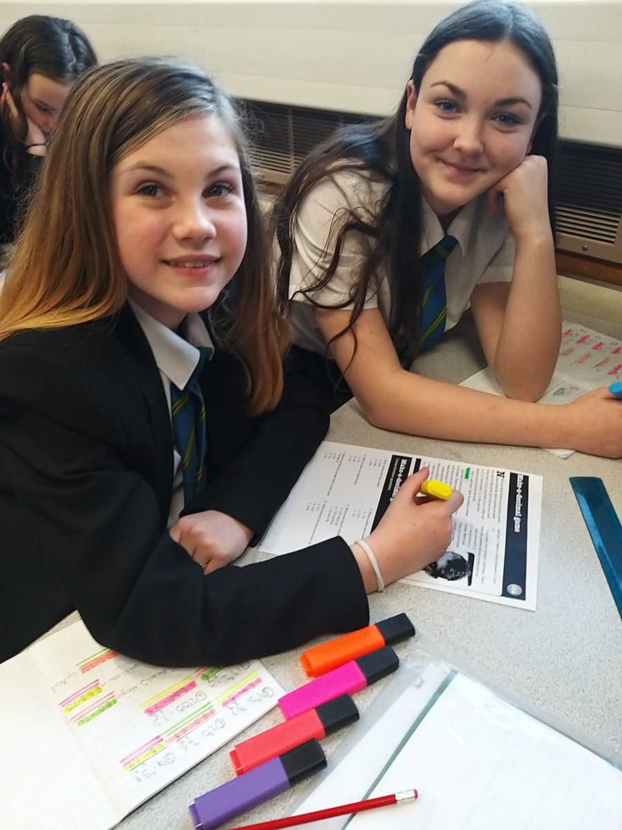 MathsOLHS's tweet photo. Literacy Week - S1 pupils using Skimming and Scanning skills in Maths to analyse problems and select suitable strategies. https://t.co/dKIHy2Qa1Z