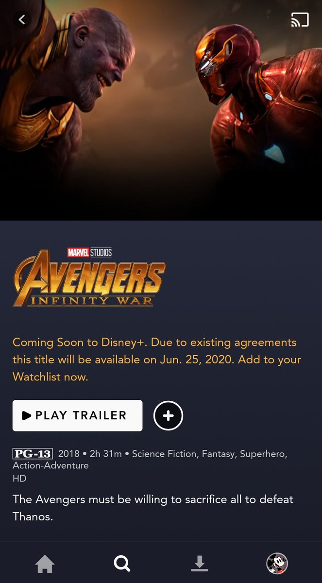 The same goes for a bunch of other recent Disney titles that, at first glance, appear as if they're on  #DisneyPlus... Until you try to play them.