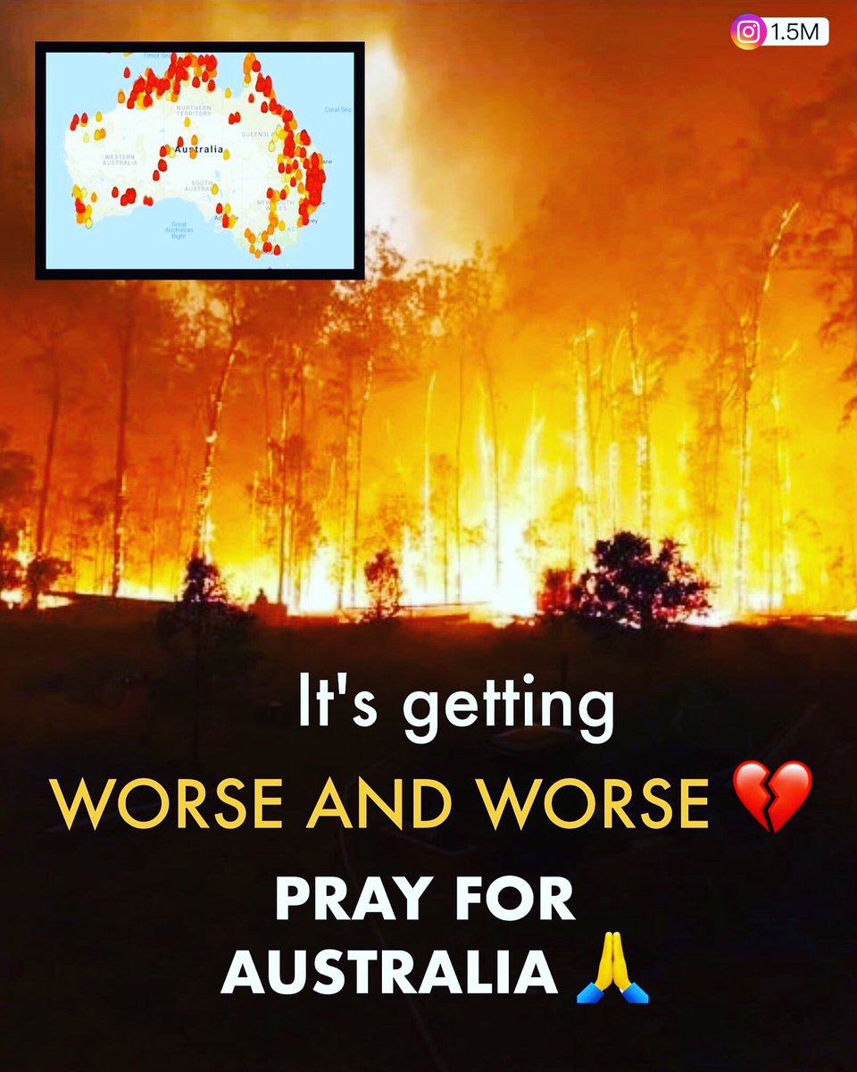 sunilinayat's tweet photo. Pray for Australia! 🙏 https://t.co/3cQH1ijXpx