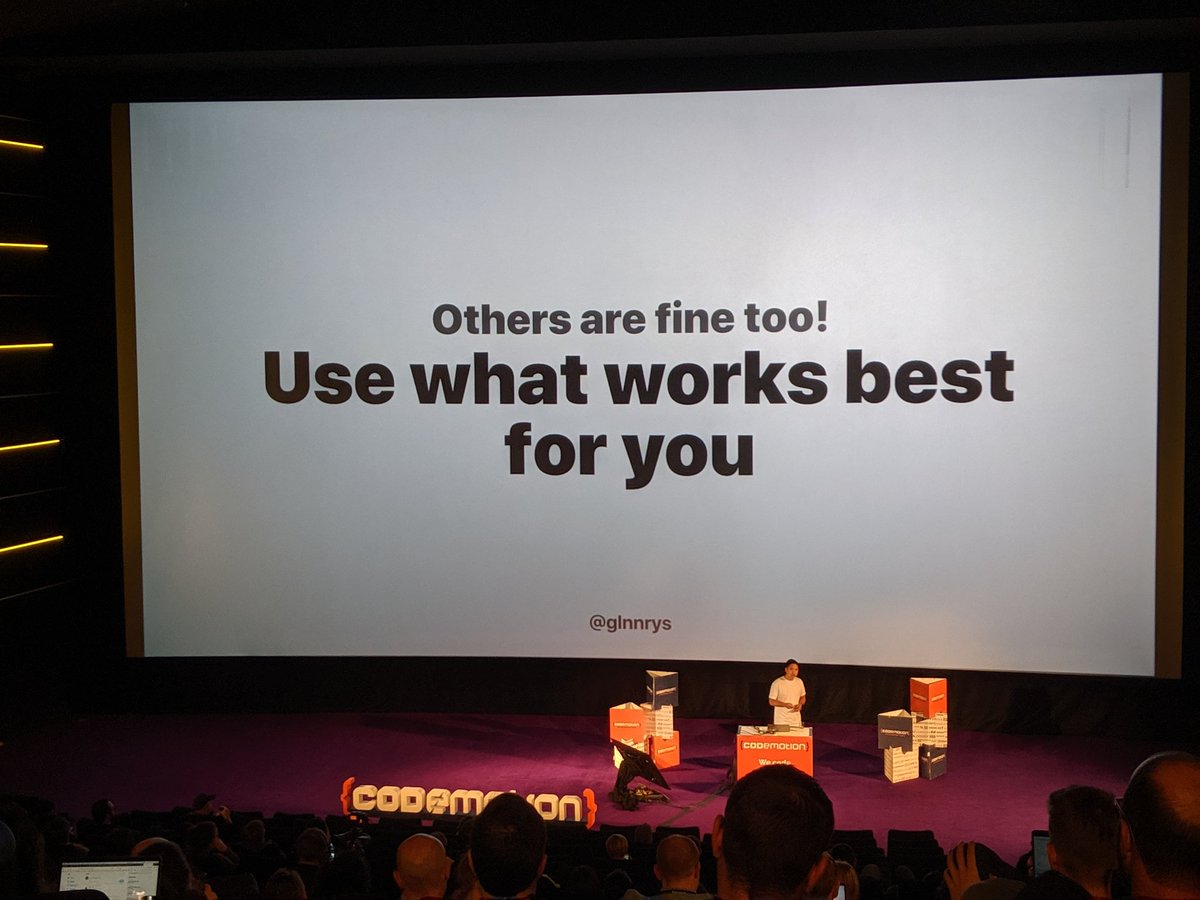 AdrienneTacke's tweet image. Hey, I know that guy! @glnnrys on the big stage! #CodemotionBerlin19