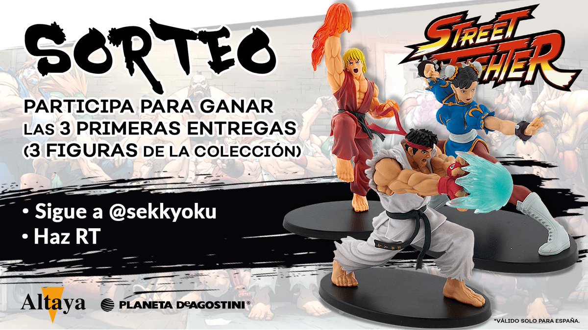 sekkyoku's tweet photo. ✨¡¡SORTEO!!✨
Gracias a Altaya y Planeta DeAgostini os traemos el #SORTEO de 3 primeras entregas con las 3 figuras de la colección.

Para participar:
✨ Haz RT
✨ Sigue a @sekkyoku

*El sorteo finaliza el Miércoles 20 a las 20h. Válido solo para España. https://t.co/Ll35ftdBl5