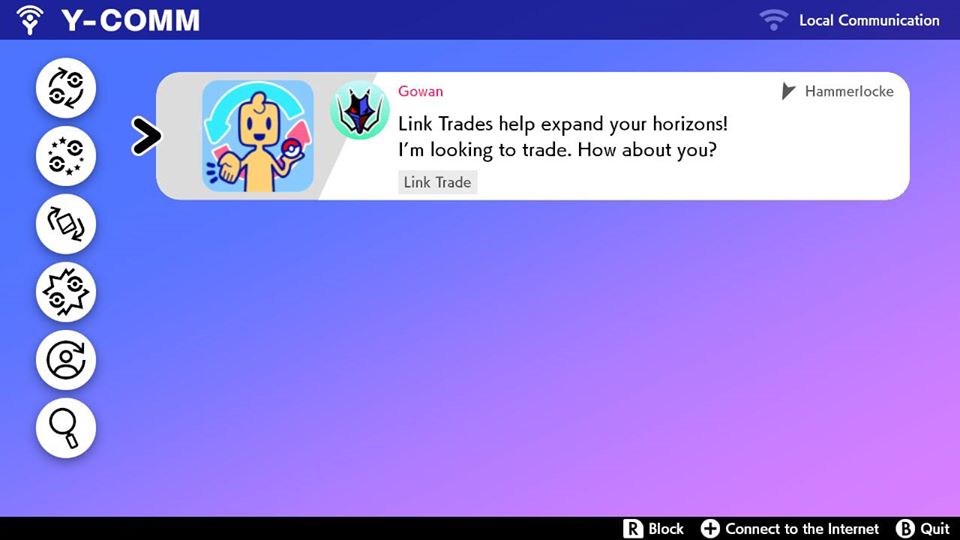 Nintendo Everything Gts Is Gone In Pokemon Sword And Shield Replaced With Y Comm T Co Wge3mes9hh