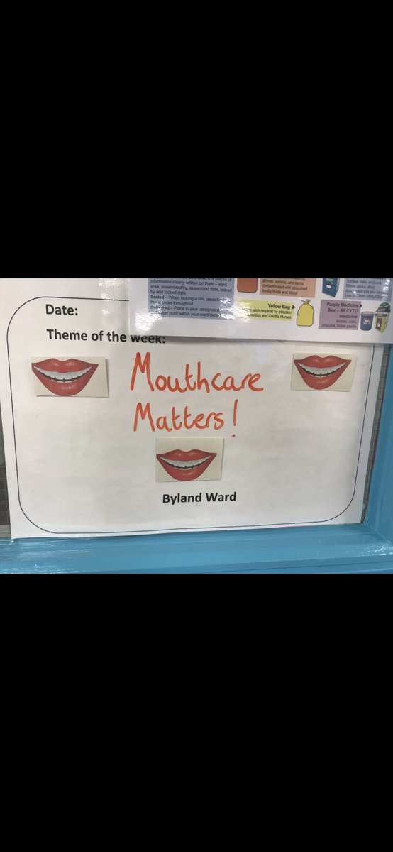 Frailty ACPs leading an exciting QI project ‘Mouthcare Matters’ on Byland ward. Pictured here is Julie, a nutritional assistant who is helping with training and raising awareness!