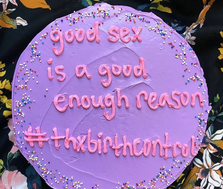 Yes, some people use contraception for endometriosis or to manage their periods. That’s valid. And some people want to have great sex and not get pregnant.  That’s beyond valid, too! (And a lot of fun) #thxbirthcontrol