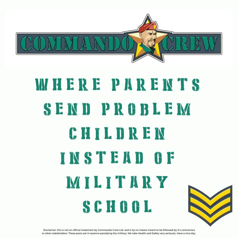 Commando_Crew's tweet photo. We have a fix for your lazy, home-living teenagers. 

Send them to Commando Crew. #GoCommando #CrewWork 

#events #corporateevents #eventlife #crewlife #technicalcrew https://t.co/TkFnd99IiH