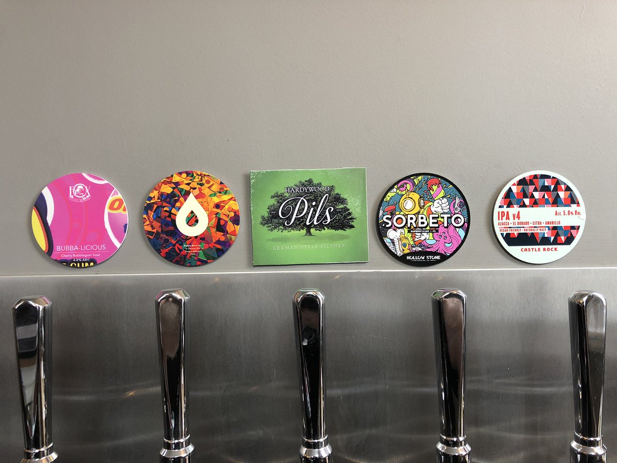 Mold Alehouse (@moldalehouse) on Twitter photo Wednesday’s KeyKeg from 2pm -
Bubba-licious - <a href="/boxsocialbeer/">Box Social Brewing</a>
El Dorado IPA Deluxe - <a href="/pollysbrewco/">Polly's</a>
Pils - <a href="/Hardywood/">Hardywood Brewery</a>
Sorbeto - <a href="/HollowStoneBrew/">Hollow Stone BrewCo</a>
IPV v4 - <a href="/CRBrewery/">Castle Rock Brewery</a> Wednesday’s KeyKeg from 2pm -
Bubba-licious - <a href="/boxsocialbeer/">Box Social Brewing</a>
El Dorado IPA Deluxe - <a href="/pollysbrewco/">Polly's</a>
Pils - <a href="/Hardywood/">Hardywood Brewery</a>
Sorbeto - <a href="/HollowStoneBrew/">Hollow Stone BrewCo</a>
IPV v4 - <a href="/CRBrewery/">Castle Rock Brewery</a>