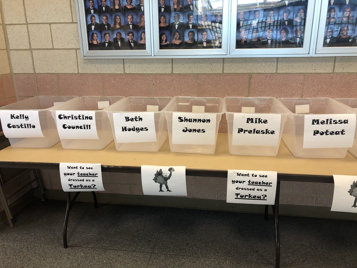 MiddleCreekSGA's tweet image. GOBBLE GOBBLE GOBBLE 🍁 🦃 Want to see your favorite teacher dressed in a turkey suit? Go donate canned and dried goods to their boxes in the commons-the teacher with the most food will dress in a turkey suit for a day 🦃 @mchsmustangs @KeyClubMC