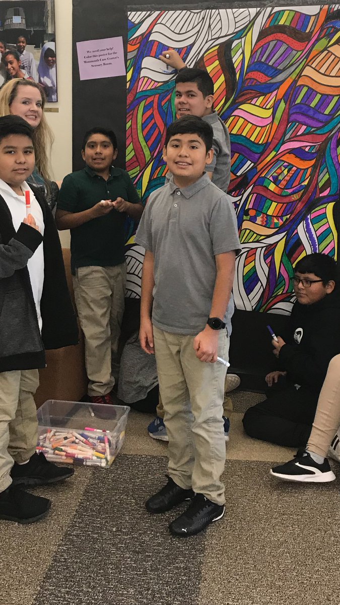 moalex1's tweet photo. Students coloring a mosaic for the Monmouth Care Center Nursing Home’s Stimulation Room #SEL ⁦@LBpublicschools⁩ ⁦⁦@LBMSRILEY⁩ ⁦@ColleenAlcott⁩ ⁦@Msalvatore2012⁩ https://t.co/SP7Zv1R0NH