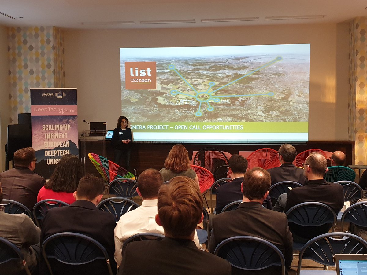 DeepTech4Good's tweet image. 🦄#DT4G @DeepTech4Good investors day. Keep going with Pascale Betinelli @CEA_List!
Let's talk about @esmeraproject #H2020.
#deeptech #proofofconcept ...