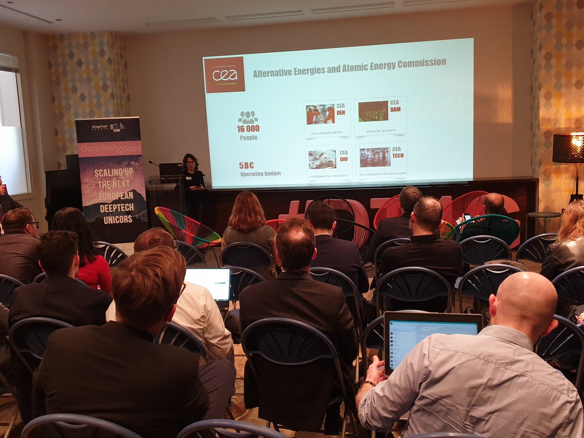 DeepTech4Good's tweet image. 🦄#DT4G @DeepTech4Good investors day. Keep going with Pascale Betinelli @CEA_List!
Let's talk about @esmeraproject #H2020.
#deeptech #proofofconcept ...