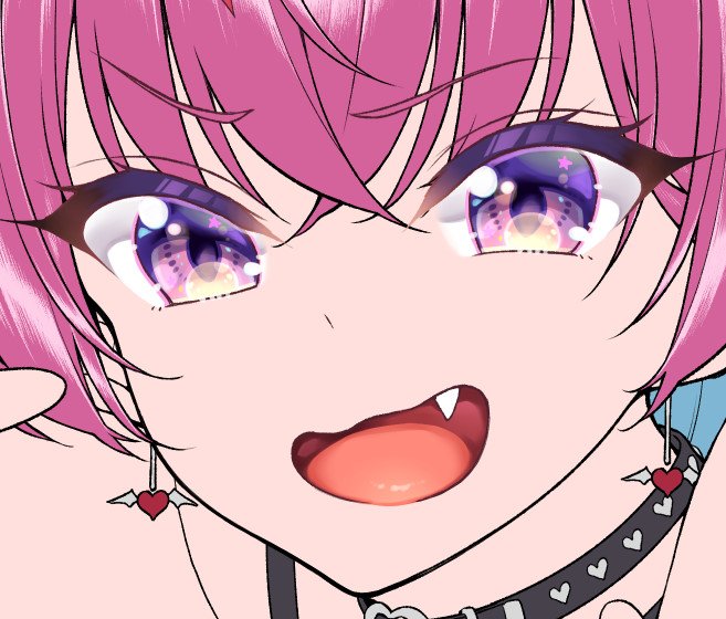 口も塗りました
#一ノ瀬ランドのオリジナル同人誌 