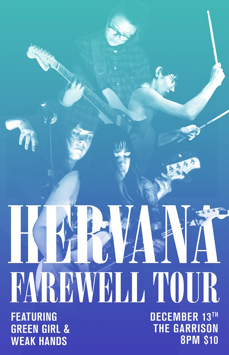 One month from today, we're playing our very last show ever. Come say goodbye to this band and this whole dang decade on December 13th at @TheGarrisonTO!

facebook.com/events/3144045…