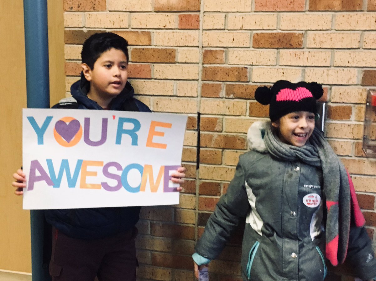 It is World Kindness Day! Our BE THE WE crew was spreading kindness as students and staff arrived this AM.
We also ran into Mrs. Bell and Ms. Pendleton doing the same thing! How will you show kindness today?
#BETHEWE  #kindsquad