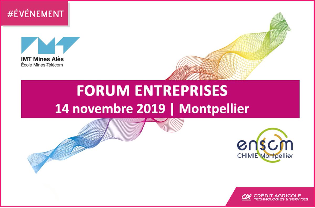 CA_TS_'s tweet photo. Venez nous rencontrer demain au #ForumEntreprises de l'école des Mines d'Alès au Parc des Expositions de #Montpellier. Nous y serons pour dénicher les experts de demain ! Une journée d'échanges privilégiés avec les élèves #ingénieurs @IMTMinesAles @Montpellier_BS @enscmchimiemtp https://t.co/bciU0SNjPr