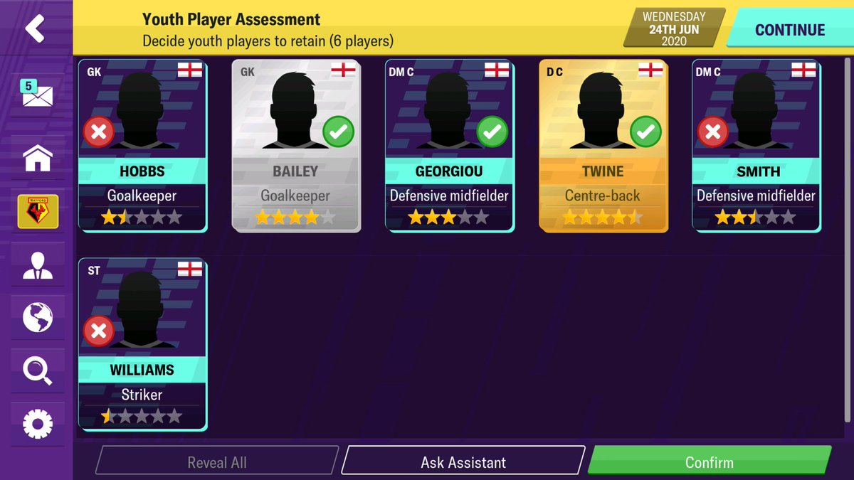 FootballManager's tweet image. Youth development revamp 👶

A revamped system for promoting youth candidates and improved developmental feedback combine with the ability to have senior players mentor your promising youngsters #FM20Mobile