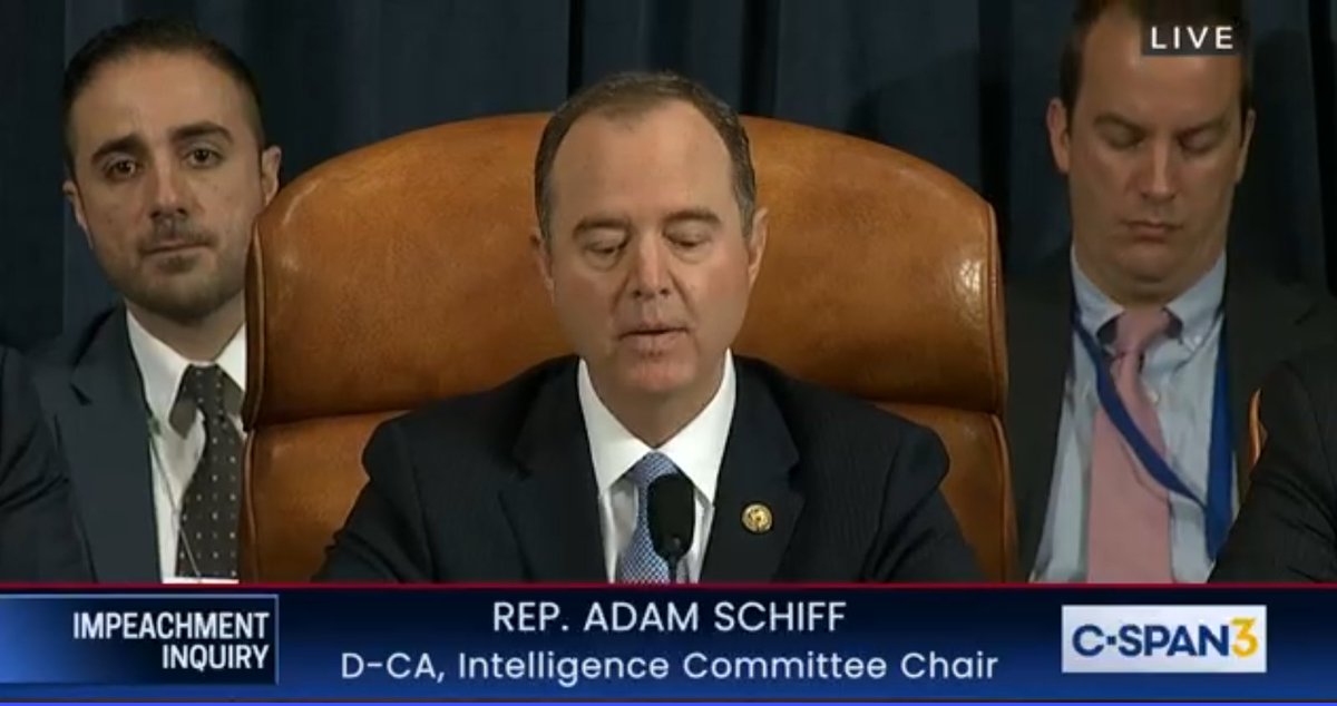 SCHIFF: Let's go. We willRATCLIFFE: I HAVE SOMETHING STUPID TO ASKSCHIFF: Jesus. Really?RATCLIFFE: HOW MANY 45 MINUTES YOU WERE TALKING AND I DON'T CARESCHIFF: Anyhow don't be assholes, though, come on. We know what's ahead.