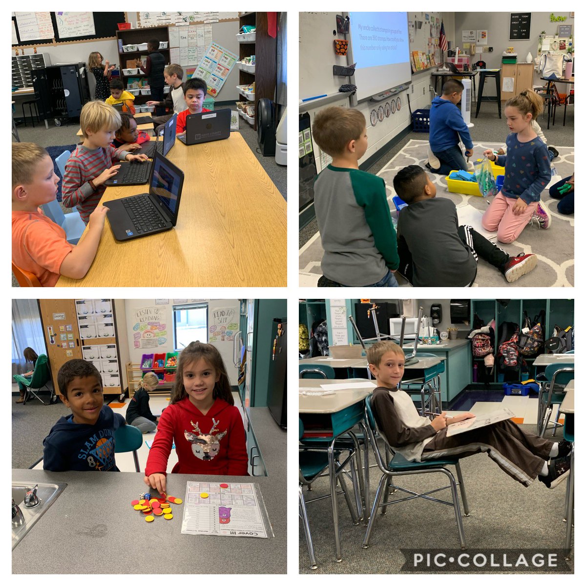 It was awesome getting to spend time in <a href="/MrsVerdi2nd/">Rachel Verdi</a>’s second grade class. I got to see Mrs. Verdi in action &amp; see KinderStars, that are now second graders, learning how to decompose numbers.  #wiredforsuccess #onceakinderstaralwaysakinderstar #groupwork #decomposing