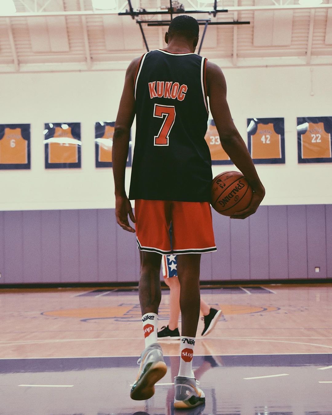 KD in the Toni Kukoc jersey 