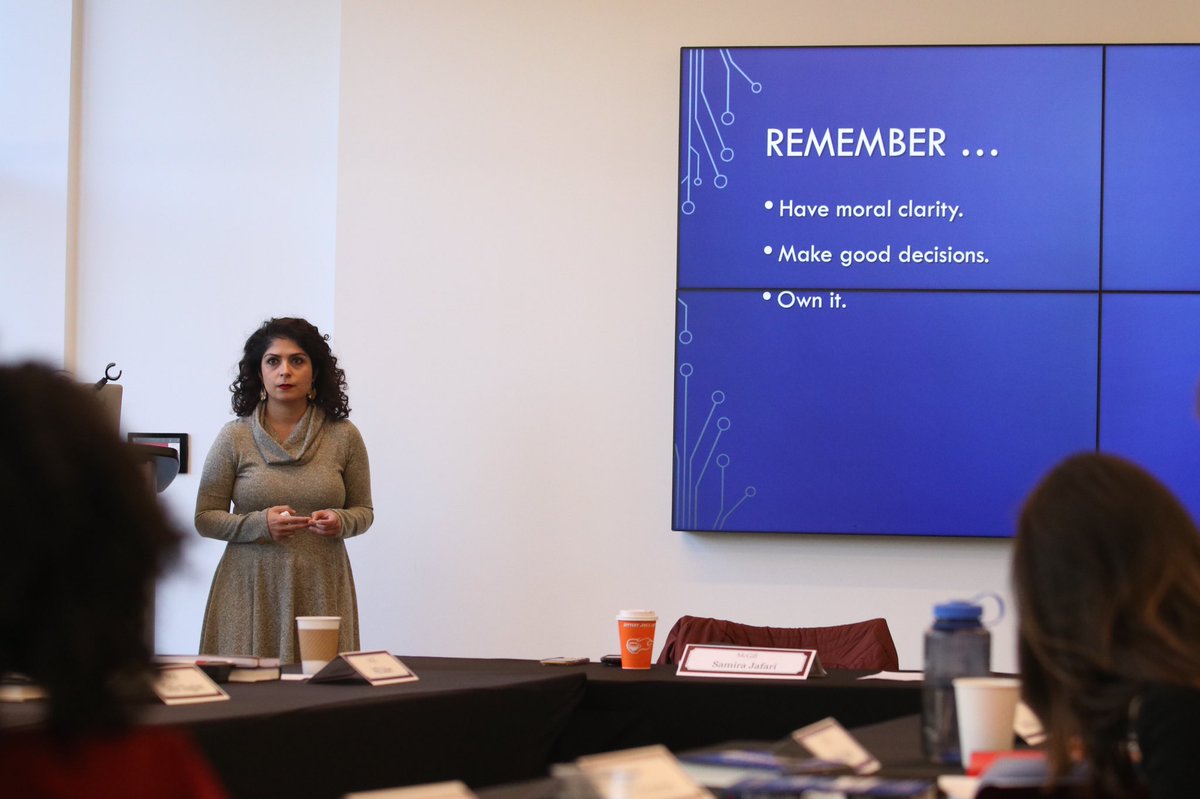 UGAGrady's tweet image. Thank you @SamiraCNN (ABJ ‘02) for kicking off our #GradyMcGill19 Symposium with such a rich discussion of the journalism industry, diversity in the newsroom and vetting sources.