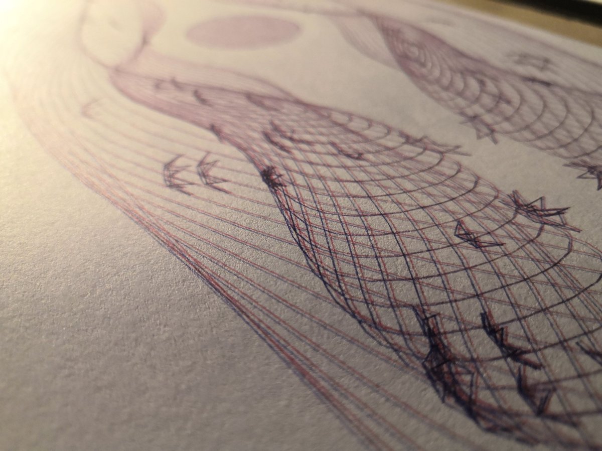 Cave_HEX's tweet image. #axidraw #processing3