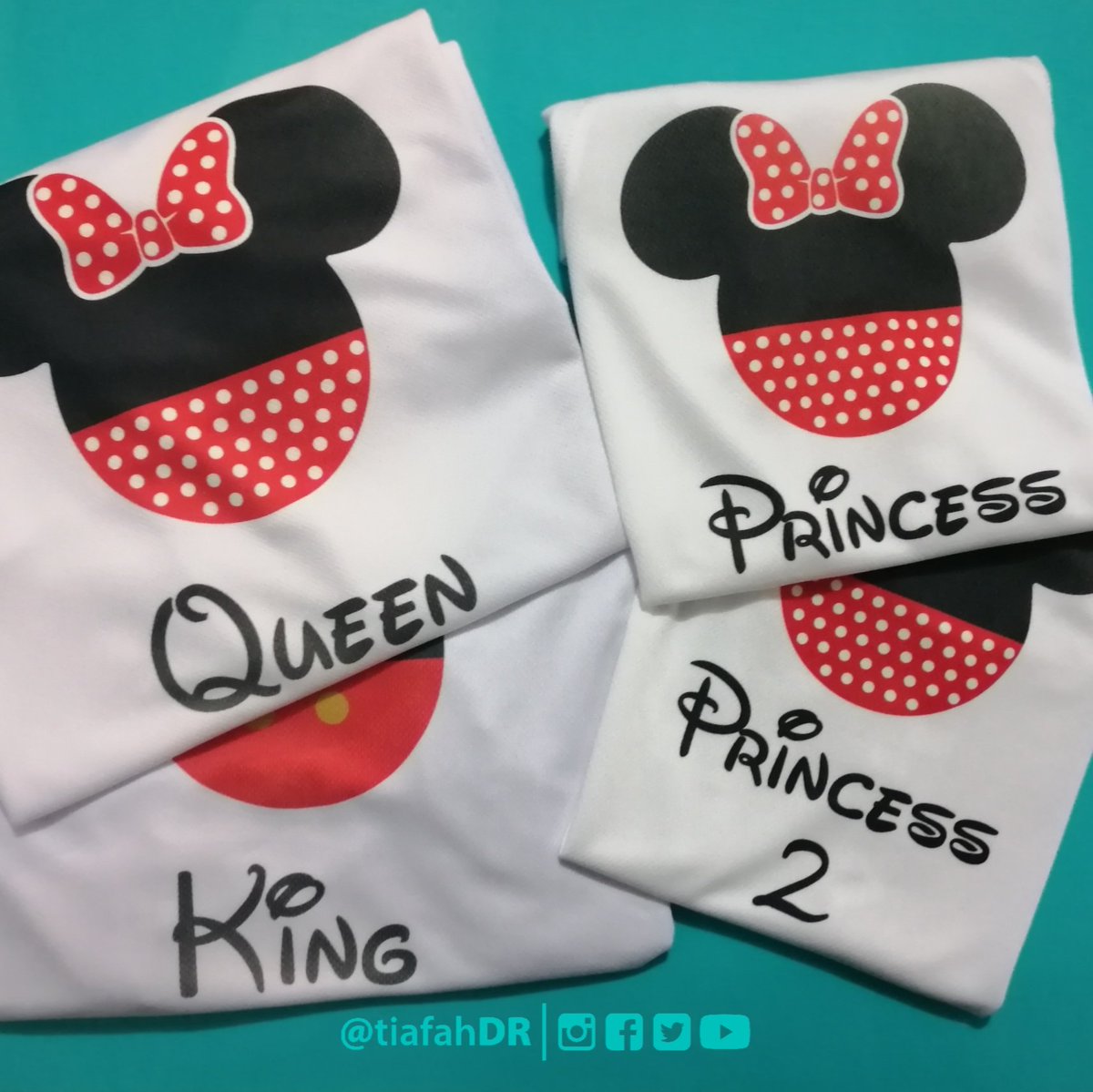 tiafahDR's tweet photo. #TshirtsPersonalizados #CamisetasPersonalizadas
WhatsApp #8296964656
⠀⠀⠀⠀⠀⠀⠀⠀⠀
#tiafah #tiafahDR #Queen #King #Disney #Princess1 #Princess2  #DetallesDeBendicion #CamisetasParaTodaLaFamilia #Sublimacion #VinilTextil #Serigrafia https://t.co/kPmFDA6U43