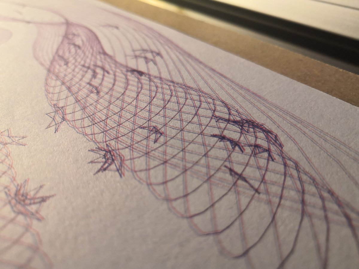 Cave_HEX's tweet image. #axidraw #processing3