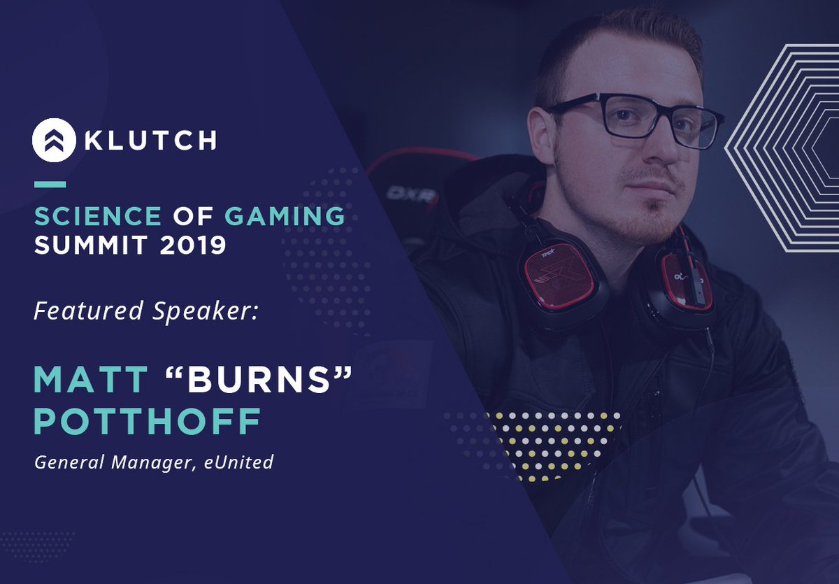 UltraMegaAimlabs (@ultramegaaimlab) on Twitter photo We are stoked to announce Matt "Burns" Potthoff as a featured speaker at the Science of Gaming Summit 2019!
<a href="/Potthoff/">Matthew “Burns”</a>
More info at: klutch.gg/summit/
Watch it live at: twitch.tv/klutch_gg
#SOGS2019 #esports #summit #science We are stoked to announce Matt "Burns" Potthoff as a featured speaker at the Science of Gaming Summit 2019!
<a href="/Potthoff/">Matthew “Burns”</a>
More info at: klutch.gg/summit/
Watch it live at: twitch.tv/klutch_gg
#SOGS2019 #esports #summit #science