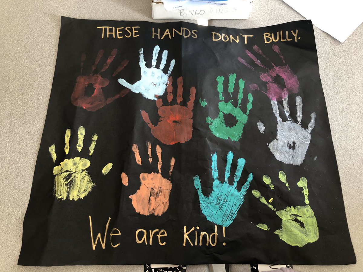 When I heard on the radio that it’s #WorldKindessDay I knew my class had to do something! We discussed what it means to be kind, and they took the kind oath and put their handprint on our kindness poster. Such a great day!