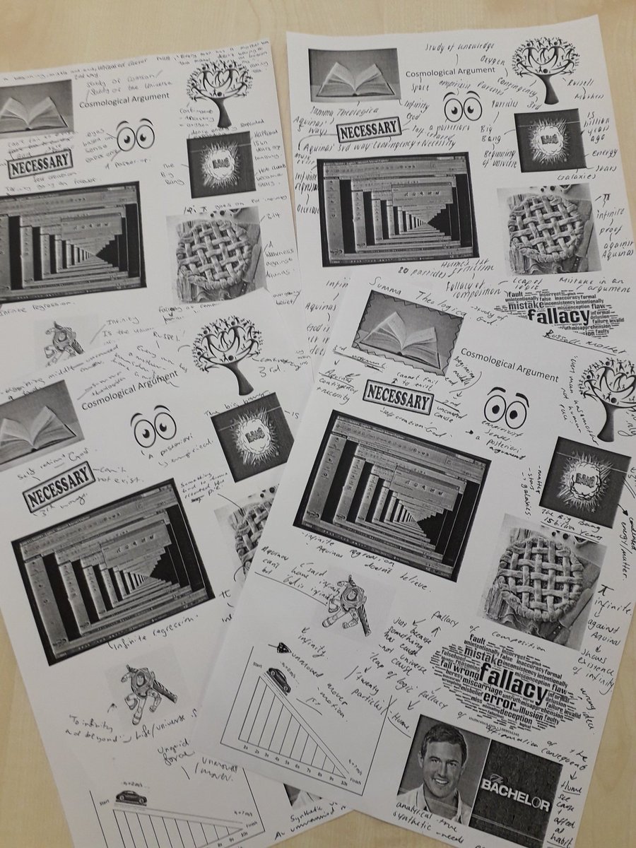 S6FPhilosophy's tweet image. Nothing like a bit of &apos;dual coding&apos; to get those brains thinking! @Inner_Drive @S6F #cosmological #philosophy #assessinglearning #workinghard #metacognition