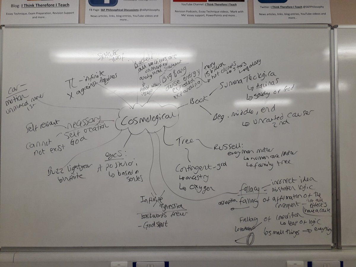 S6FPhilosophy's tweet image. Nothing like a bit of &apos;dual coding&apos; to get those brains thinking! @Inner_Drive @S6F #cosmological #philosophy #assessinglearning #workinghard #metacognition