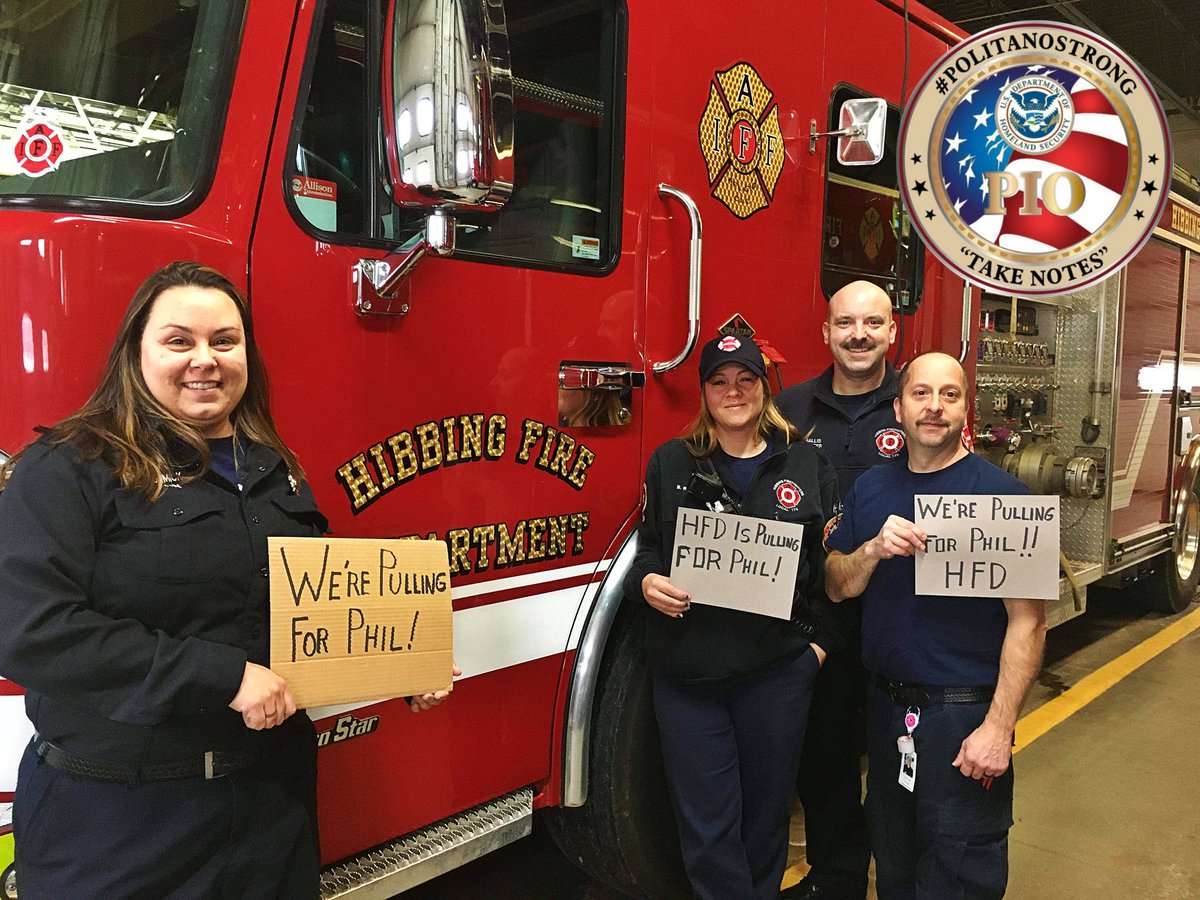 TunellKevin's tweet image. B Crew at Hibbing Fire Department...Capt Kristi McCormick, Bernie Renskers, Jim Sallis, Kurt Doree...know the person you are and the you're going to KICK CANCER ASS!!

THEY'VE asked me to let you know THEY ARE ALL #POLITANOSTRONG!!!!!!! #MasterPIO #AdvancedPIO  @femi_EMI #PIO