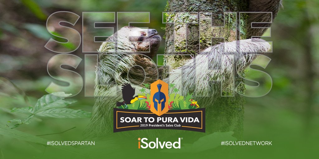 isolvedhcm's tweet image. The jungles of Costa Rica await deserving Spartans! Will you qualify for 2019 President’s Sales club and experience the wonders of this mythical place? hubs.ly/H0lNWX90 #iSolvedSpartan #iSolvedNetwork