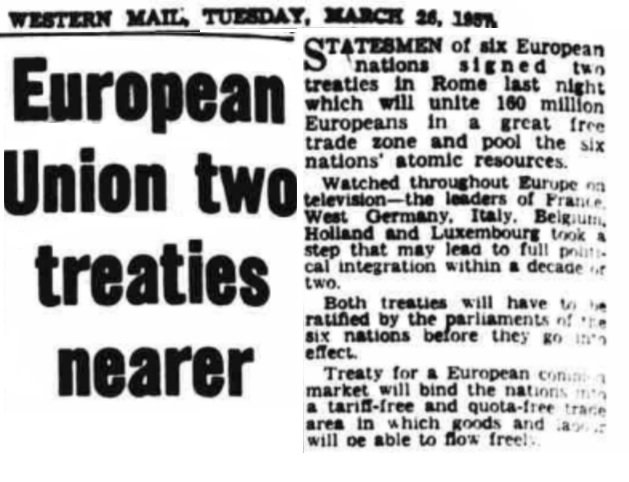 23. It would be just one year later, in 1957, when the European Economic Community began their 4 year programme to implement the first phase of the Treaty of Rome, including implementing equal pay.