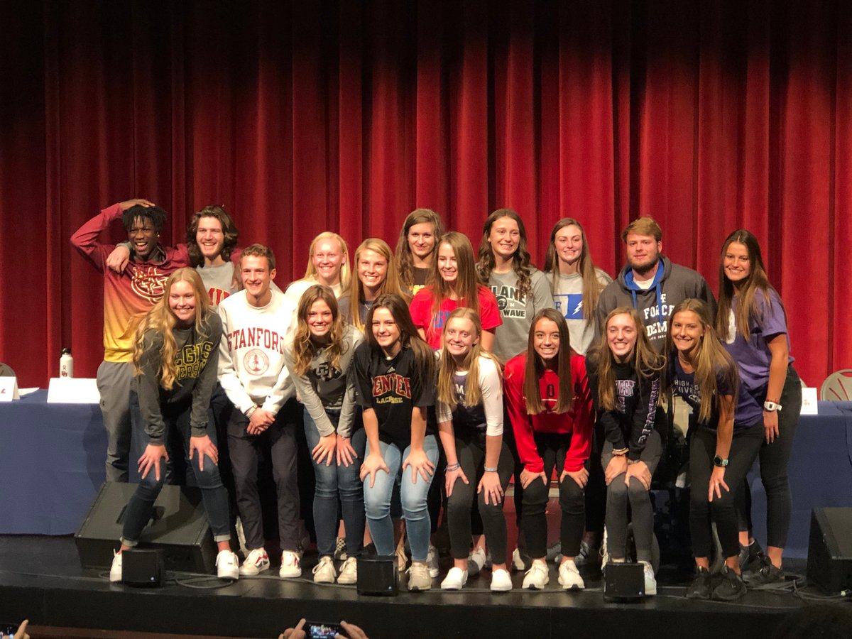 Congratulations to our 18 student-athletes who signed their NLIs and committed to furthering their athletic careers at the collegiate level! Thank you to all of you for the way you have represented our school for the past 4 years. We are so proud of you! #ValorFamily