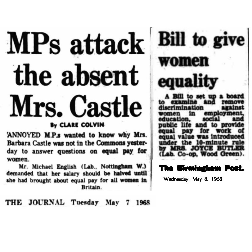 30. With probably more column inches referring to equal pay than at any other time, the public profile went up, and with that, the political heat went up. The government were facing pressure from every side.