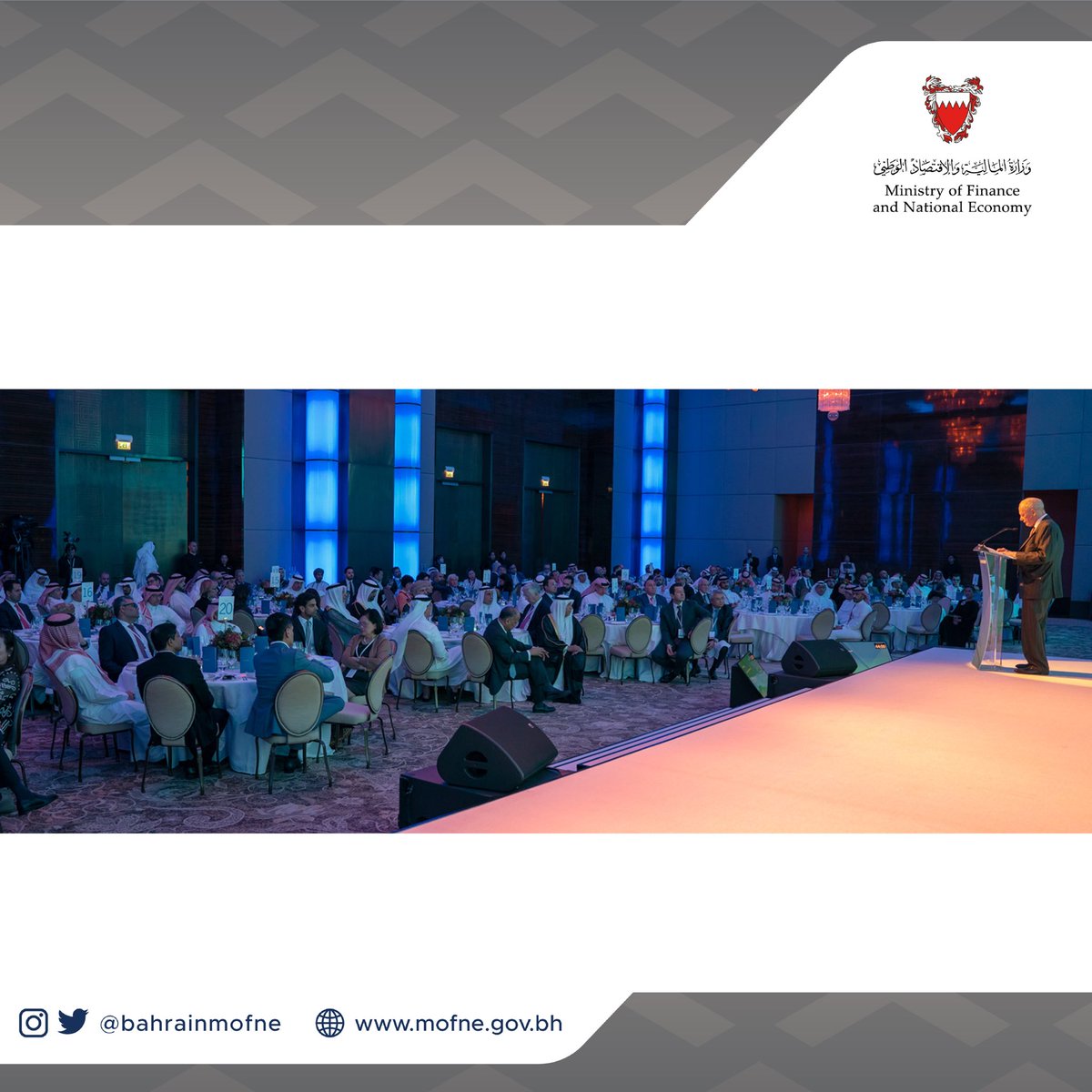 BahrainMoFNE's tweet photo. لدى حضوره انطلاق مؤتمر انفستكورب للمستثمرين2019..وزير المالية والاقتصاد الوطني:البحرين ماضية قدماً في تنمية وتنويع الاقتصاد الوطني بما يعزز استقطاب رؤوس الاموال للاستثمارات وينوه بالدور الحيوي للفعاليات الاقتصادية في دعم مساعي التنمية والتطوير

#Bahrainmofne
#IIC2019 https://t.co/lhy33AaeyH