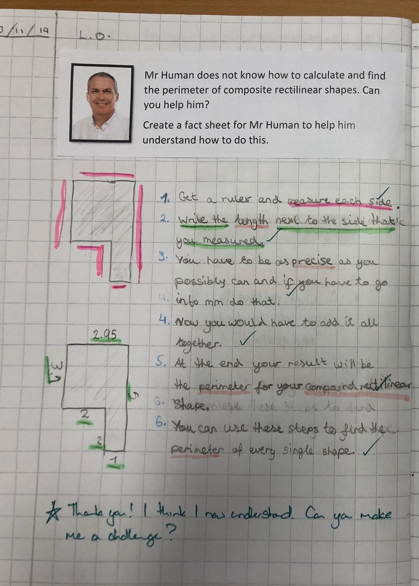 RichardHuman's tweet photo. #jsly5 @BSNJSL this afternoon have been teaching me how to find the perimeter of composite rectilinear shapes! They were very good teachers, I learned lots. https://t.co/v8SzB29WK8