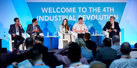 #ThrowBackThursday @Industry_4 Summit 2019: Thanks to @elen_parry @Autodesk_UKI @Carldiver @OfficialUoM @FDMGroup for contributing to a panel Discussion: #Upskilling for #Industry40. #digitalisation #smartfactory #UKMfg http://bit.ly/32IM7e6