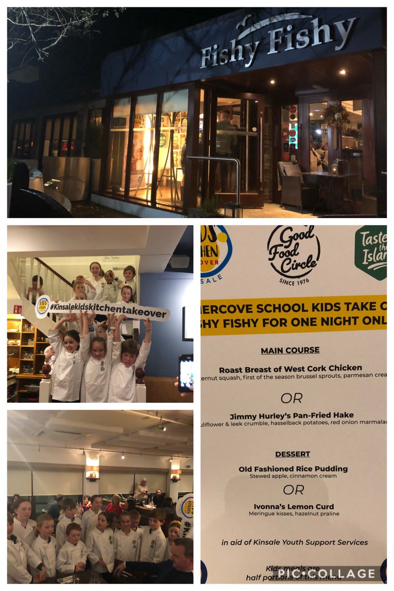 Kinsale Advertiser (@kinsalenews) on Twitter photo Fantastic night at <a href="/Martyfishy1/">Martin Shanahan</a> for <a href="/Goodfoodcircle/">Kinsale Food Circle</a> #KinsaleKidsKitchenTakeover Amazing food, atmosphere & service with a smile by the pupils of Summercove NS! Well done to everyone and thanks to Martin, Marie & their wonderful staff. #TasteTheIsland #Kinsale Fantastic night at <a href="/Martyfishy1/">Martin Shanahan</a> for <a href="/Goodfoodcircle/">Kinsale Food Circle</a> #KinsaleKidsKitchenTakeover Amazing food, atmosphere & service with a smile by the pupils of Summercove NS! Well done to everyone and thanks to Martin, Marie & their wonderful staff. #TasteTheIsland #Kinsale