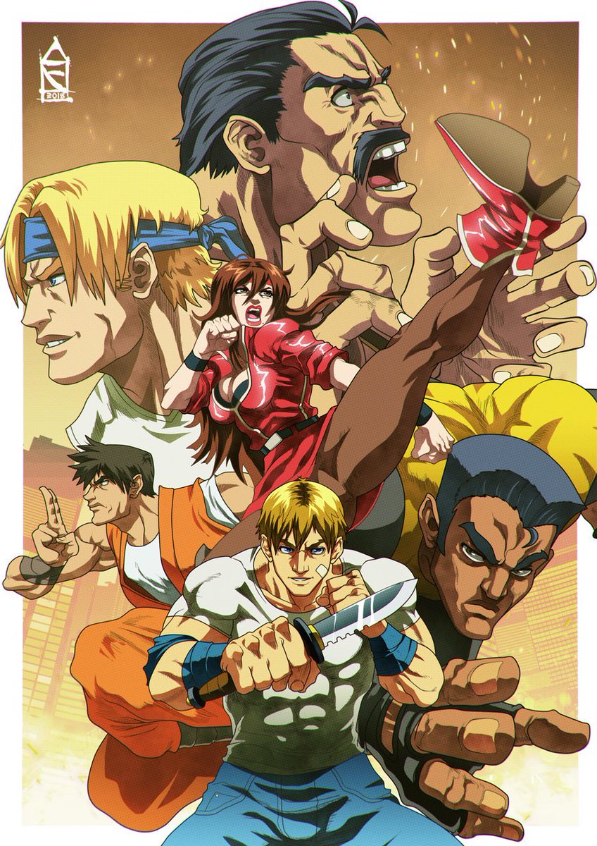 streets of rage 4 art streets of rage 4 art