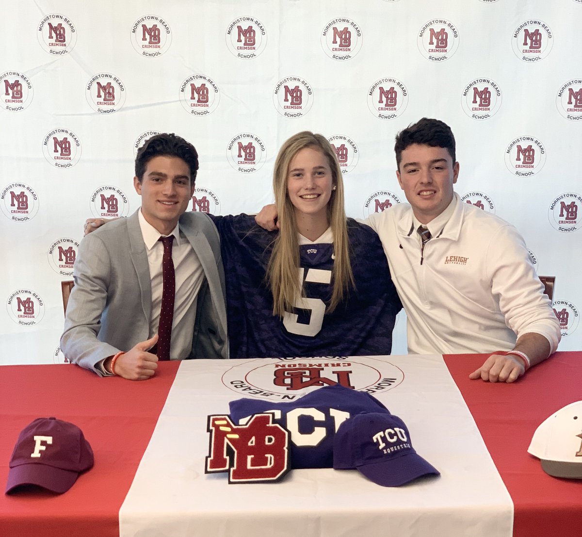 Morristown Beard (@morristownbeard) on Twitter photo Congratulations to #MoBeard seniors Dominick Commesso ’20 (Fordham University – Soccer), Patrick Coyne ’20 (Lehigh University – Baseball), and Ashleigh Scully ’20 (Texas Christian University – Equestrian), who signed Letters of Intent today! Full coverage: bit.ly/34ZUHGE Congratulations to #MoBeard seniors Dominick Commesso ’20 (Fordham University – Soccer), Patrick Coyne ’20 (Lehigh University – Baseball), and Ashleigh Scully ’20 (Texas Christian University – Equestrian), who signed Letters of Intent today! Full coverage: bit.ly/34ZUHGE