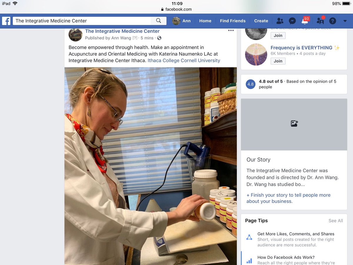 IMCithaca's tweet image. Become empowered through health. Make an appointment in Acupuncture and Oriental Medicine with Katerina Naumenko LAc at Integrative Medicine Center Ithaca. @IthacaCollege  @Cornell